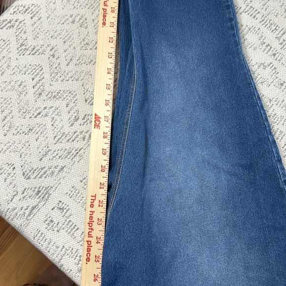 Athena Marie Pull on Skinny Leg framed hem Jeans Sz XXL - Picture 7 of 8